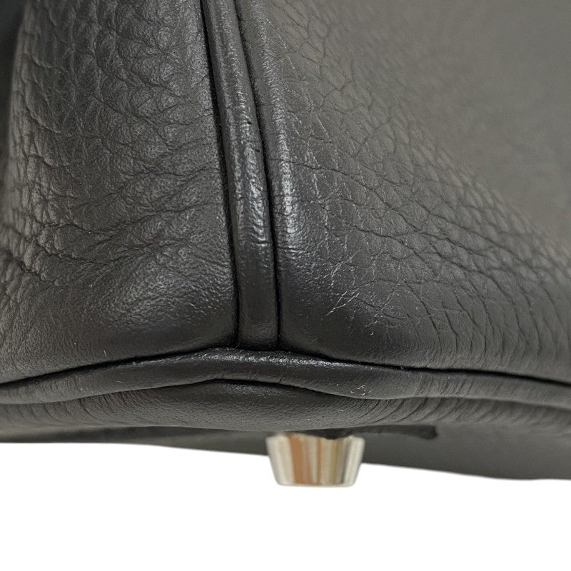エルメス HERMES バーキン30 □P刻 ブラック シルバー金具 トリヨンクレマンス レディース ハンドバッグ