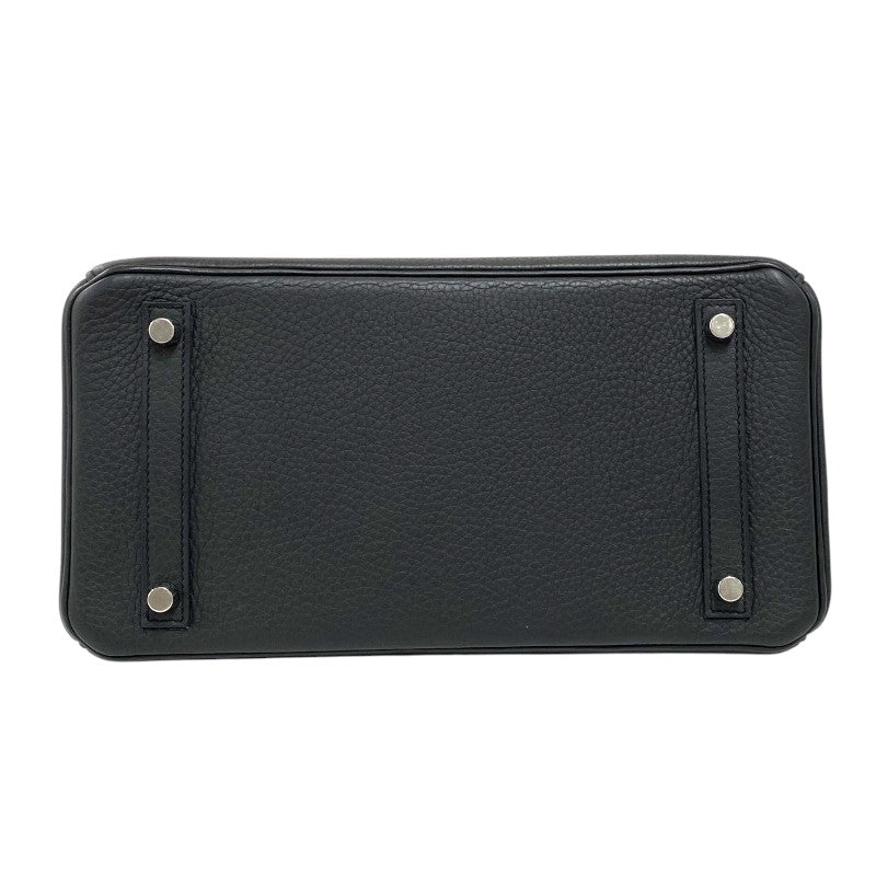 エルメス HERMES バーキン30 □P刻 ブラック シルバー金具 トリヨンクレマンス レディース ハンドバッグ
