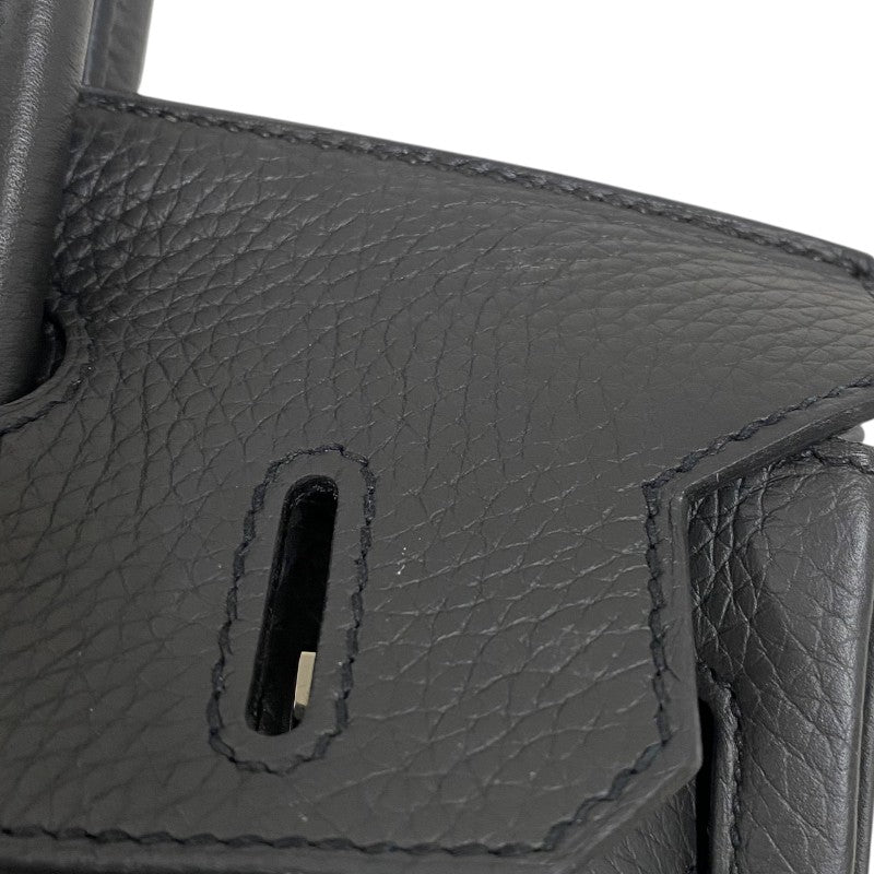 エルメス HERMES バーキン30 □P刻 ブラック シルバー金具 トリヨンクレマンス レディース ハンドバッグ