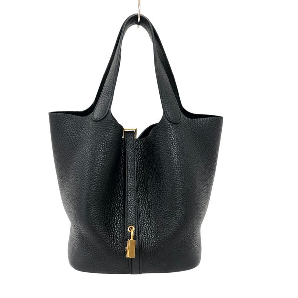 エルメス HERMES ピコタンロックMM B刻 ブラック　ゴールド金具 トリヨンクレマンス レディース ハンドバッグ