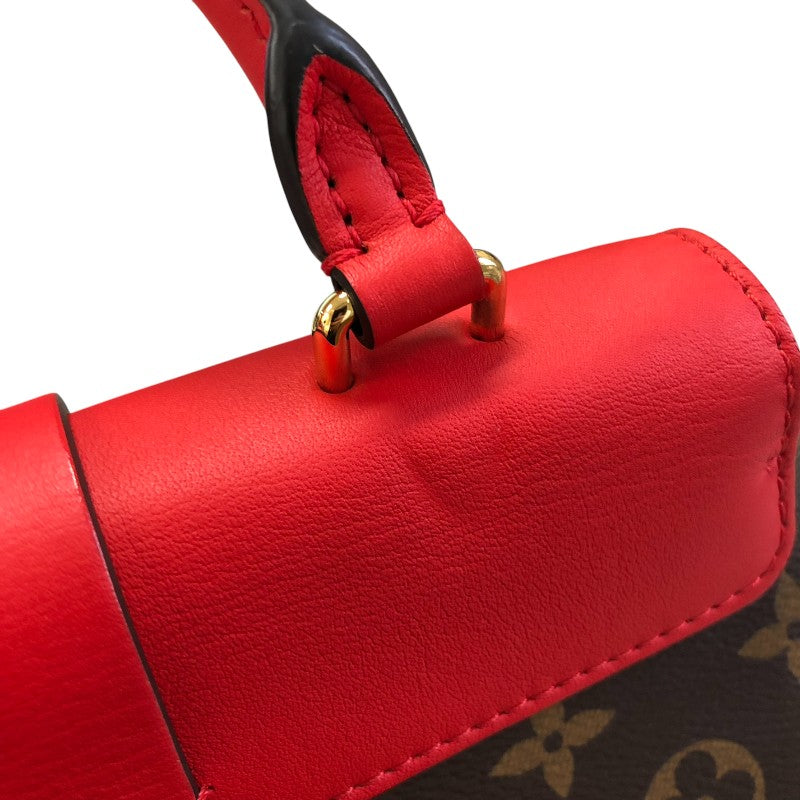 ルイ・ヴィトン LOUIS VUITTON ロッキーBB M44322 ブラウン/コクリコ モノグラム・キャンバス レディース ショルダーバッグ