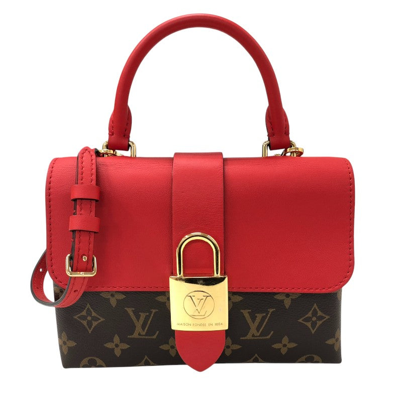 ルイ・ヴィトン LOUIS VUITTON ロッキーBB M44322 ブラウン/コクリコ モノグラム・キャンバス レディース ショルダーバッグ