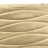 シャネル CHANEL チェーンポシェット 2番台 ベージュ GD金具 ラムスキン レディース ショルダーバッグ