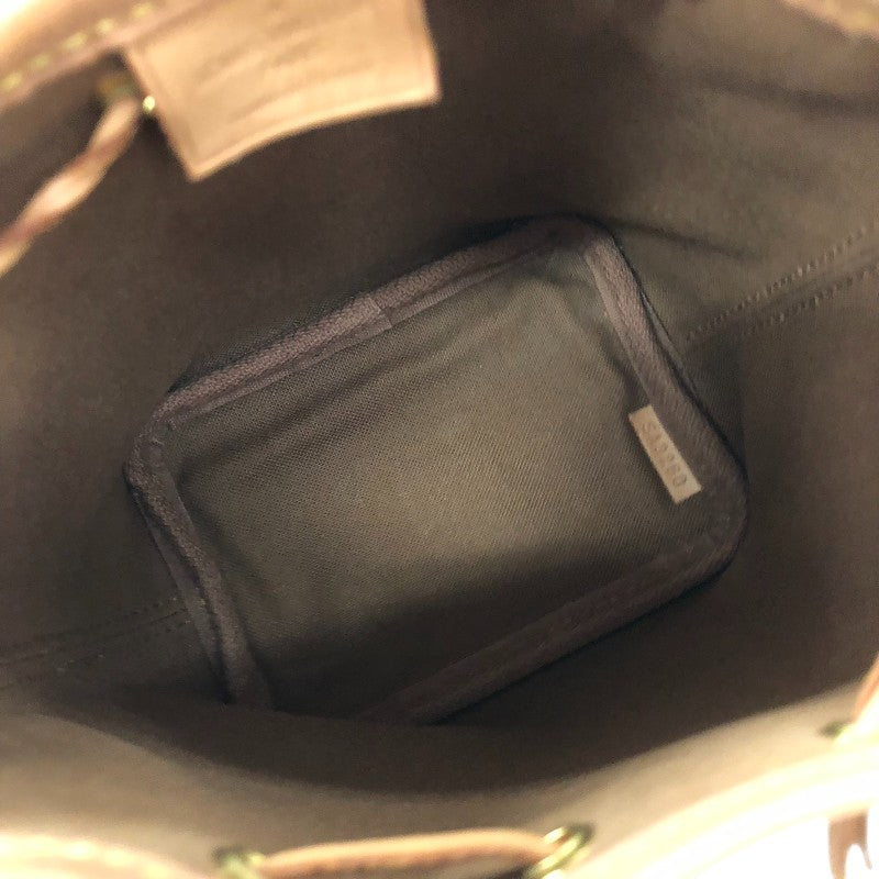 ルイ・ヴィトン LOUIS VUITTON ナノ ノエ M41346 ブラウン モノグラム・キャンバス レディース ショルダーバッグ