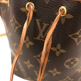 ルイ・ヴィトン LOUIS VUITTON ナノ ノエ M41346 ブラウン モノグラム・キャンバス レディース ショルダーバッグ