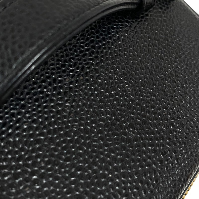 シャネル CHANEL ココマーク バニティバッグ A01998 ブラック ゴールド金具 キャビアスキン レディース ハンドバッグ