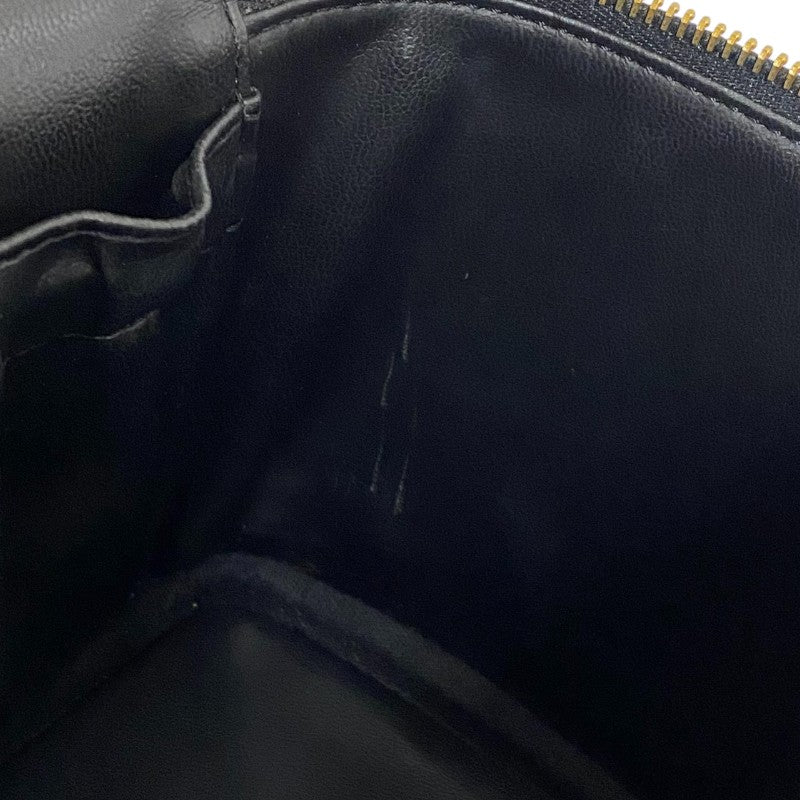 シャネル CHANEL ココマーク バニティバッグ A01998 ブラック ゴールド金具 キャビアスキン レディース ハンドバッグ