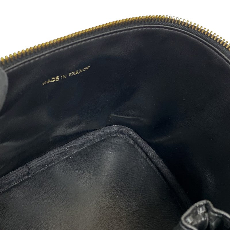 シャネル CHANEL ココマーク バニティバッグ A01998 ブラック ゴールド金具 キャビアスキン レディース ハンドバッグ