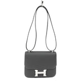 エルメス HERMES コンスタンス3ミニ U刻 グラファイト シルバー金具 エプソン レディース ショルダーバッグ