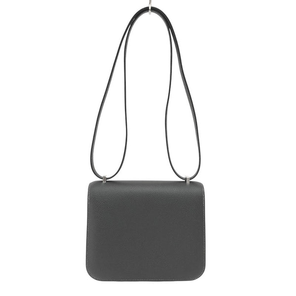 エルメス HERMES コンスタンス3ミニ U刻 グラファイト シルバー金具 エプソン レディース ショルダーバッグ