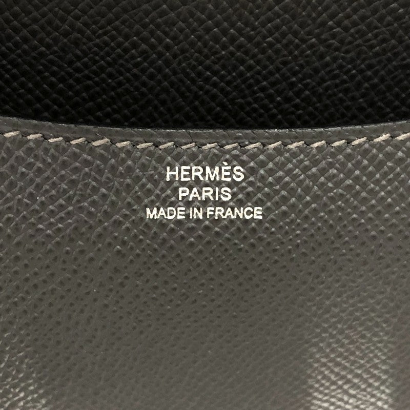 エルメス HERMES コンスタンス3ミニ U刻 グラファイト シルバー金具 エプソン レディース ショルダーバッグ