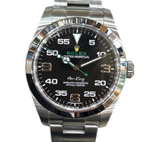 ロレックス ROLEX エアキング 116900 ブラック SS 自動巻き メンズ 腕時計