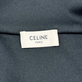 セリーヌ CELINE トリオンフ刺繍ジャージーワンピース 2X66D121O ブラック ポリエステル レディース ワンピース