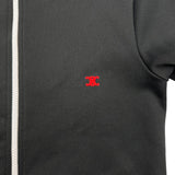 セリーヌ CELINE トリオンフ刺繍ジャージーワンピース 2X66D121O ブラック ポリエステル レディース ワンピース