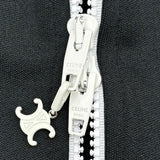 セリーヌ CELINE トリオンフ刺繍ジャージーワンピース 2X66D121O ブラック ポリエステル レディース ワンピース