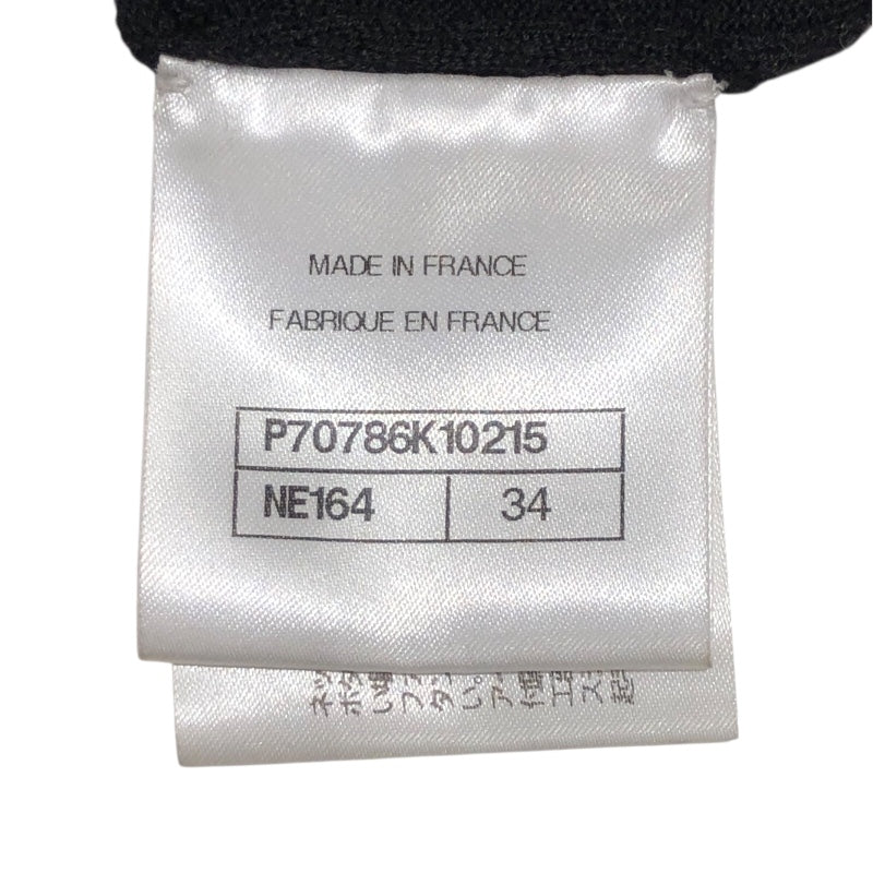 シャネル CHANEL ココマークアイコンタートルネックニットセーター P70786 ブラック カシミア レディース ニット
