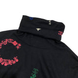 シャネル CHANEL ココマークアイコンタートルネックニットセーター P70786 ブラック カシミア レディース ニット