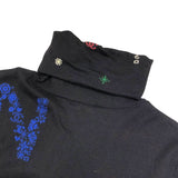 シャネル CHANEL ココマークアイコンタートルネックニットセーター P70786 ブラック カシミア レディース ニット