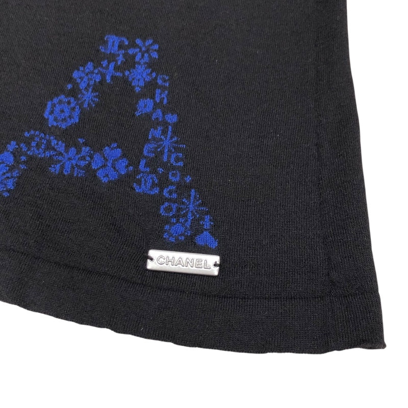 シャネル CHANEL ココマークアイコンタートルネックニットセーター P70786 ブラック カシミア レディース ニット