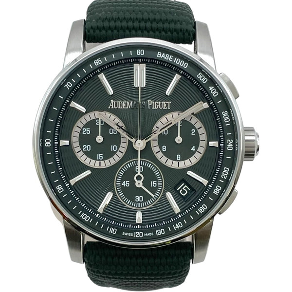 オーデマ・ピゲ AUDEMARS PIGUET CODE 11.59 バイ オーデマピゲ クロノグラフ 26393ST.OO.A056KB.01 グリーン SS 自動巻き メンズ 腕時計