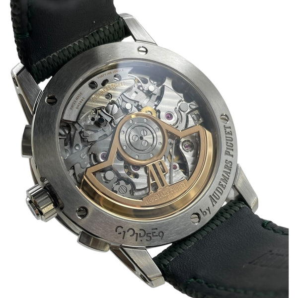 オーデマ・ピゲ AUDEMARS PIGUET CODE 11.59 バイ オーデマピゲ クロノグラフ 26393ST.OO.A056KB.01 グリーン SS 自動巻き メンズ 腕時計