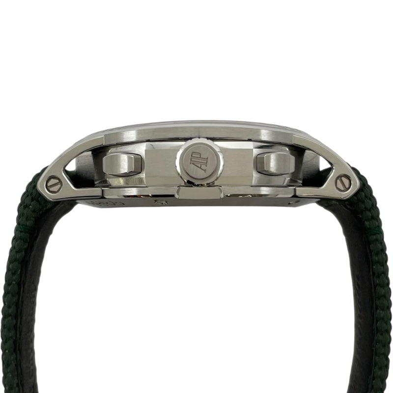 オーデマ・ピゲ AUDEMARS PIGUET CODE 11.59 バイ オーデマピゲ クロノグラフ 26393ST.OO.A056KB.01 グリーン SS 自動巻き メンズ 腕時計