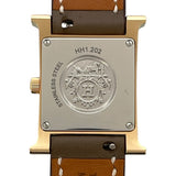 エルメス HERMES Hウォッチ ホワイトシェル HH1.202 ホワイトシェル GP/SS クオーツ レディース 腕時計