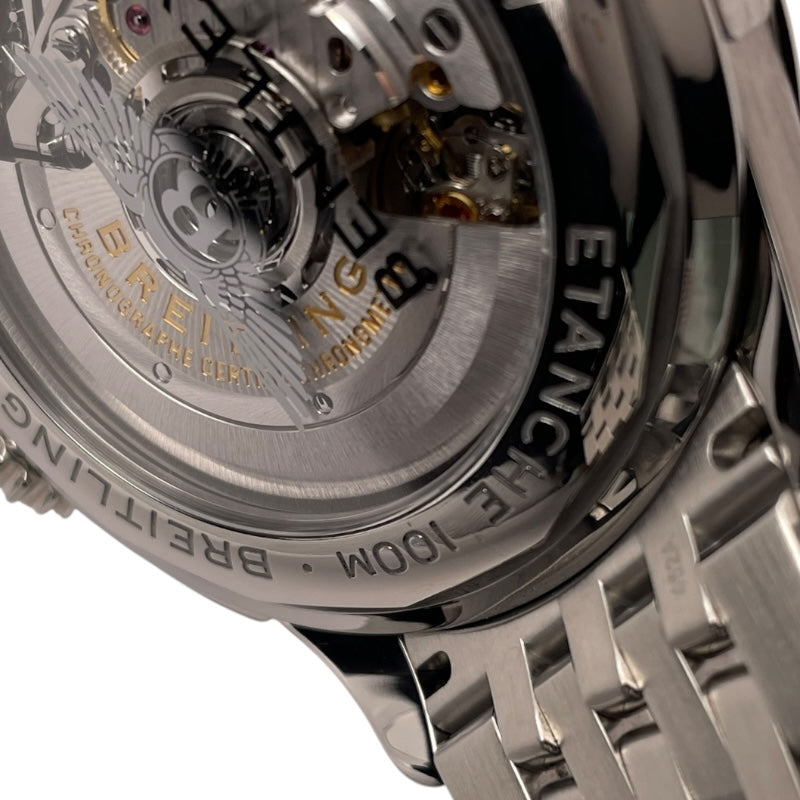 ブライトリング BREITLING プレミエ B01 クロノグロフ 42 AB0118 グリーン SS 自動巻き メンズ 腕時計