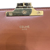 セリーヌ CELINE ショルダーバッグ　クロード 194142 タン トリヨンフキャンバス レディース