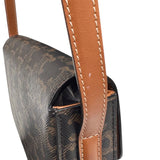 セリーヌ CELINE ショルダーバッグ　クロード 194142 タン トリヨンフキャンバス レディース