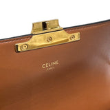 セリーヌ CELINE ショルダーバッグ　クロード 194142 タン トリヨンフキャンバス レディース