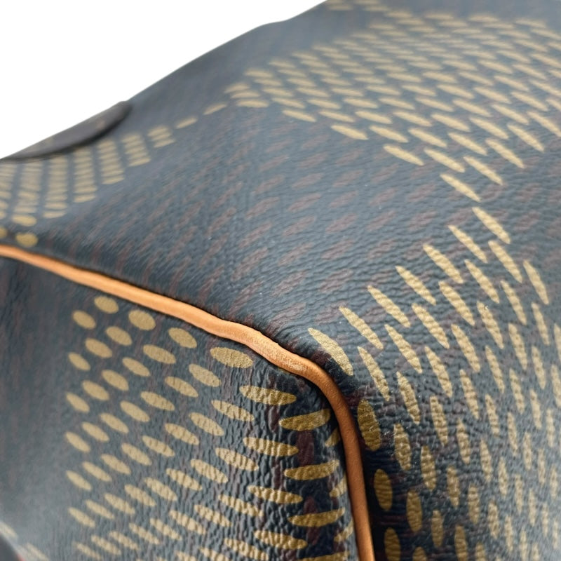 ルイ・ヴィトン LOUIS VUITTON キーポル・バンドリエール50 NIGOコラボ N40360 ブラウン ダミエ・ジャイアント ユニセックス ボストンバッグ