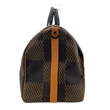 ルイ・ヴィトン LOUIS VUITTON キーポル・バンドリエール50 NIGOコラボ N40360 ブラウン ダミエ・ジャイアント ユニセックス ボストンバッグ