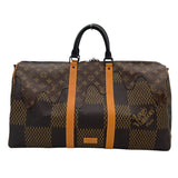 ルイ・ヴィトン LOUIS VUITTON キーポル・バンドリエール50 NIGOコラボ N40360 ブラウン ダミエ・ジャイアント ユニセックス ボストンバッグ