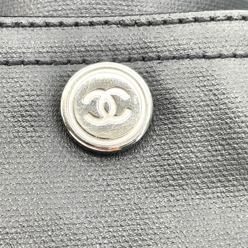 シャネル CHANEL パリピアリッツトートGM A34210 ブラック コーティングキャンバス レディース トートバッグ