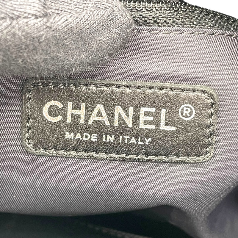 シャネル CHANEL パリピアリッツトートGM A34210 ブラック コーティングキャンバス レディース トートバッグ