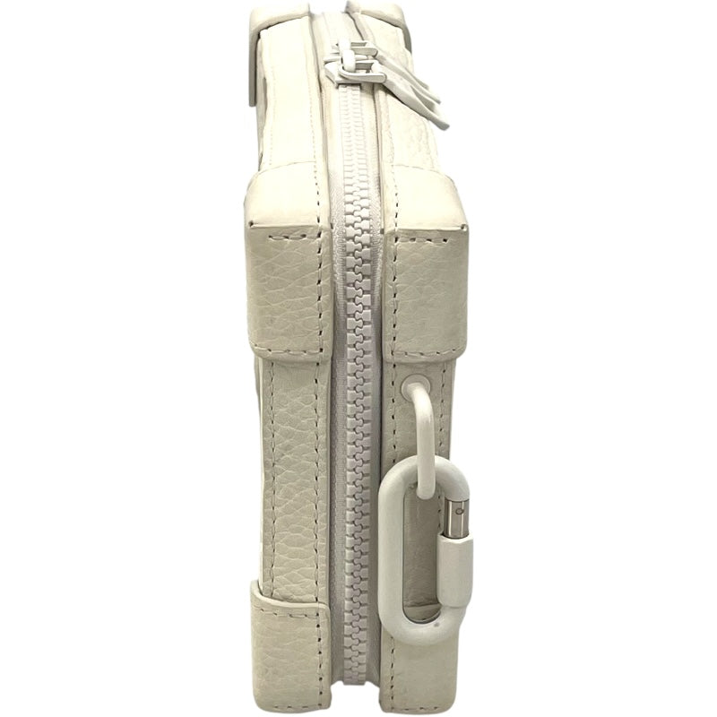 ルイ・ヴィトン LOUIS VUITTON ソフトトランク M80146 ホワイト トリヨン ユニセックス ショルダーバッグ