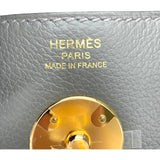 エルメス HERMES リンディ26 W刻 グリメイヤー GD金具 エヴァーカラー レディース ショルダーバッグ