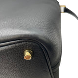 エルメス HERMES ピコタンロックPM タッチ Z BY002 AN ブラック アリゲーター/トリヨン レディース ハンドバッグ