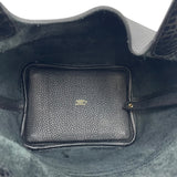 エルメス HERMES ピコタンロックPM タッチ Z BY002 AN ブラック アリゲーター/トリヨン レディース ハンドバッグ