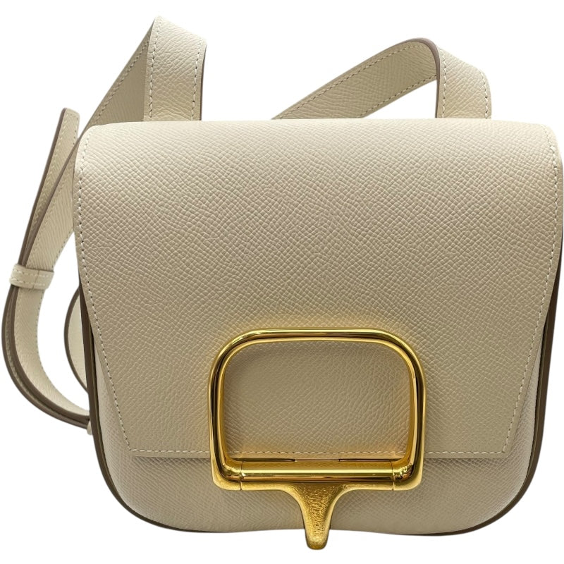 エルメス HERMES デッラカヴァッレリア U CT838 SG クレ/GD金具 エプソン レディース ショルダーバッグ