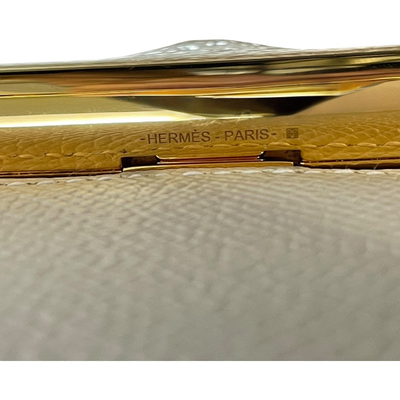 エルメス HERMES デッラカヴァッレリア U CT838 SG クレ/GD金具 エプソン レディース ショルダーバッグ
