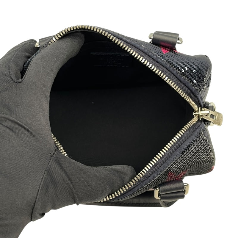 ルイ・ヴィトン LOUIS VUITTON スピーディ・バンドリエール 18 M21994 ネイビー スパンコール レディース ショルダーバッグ