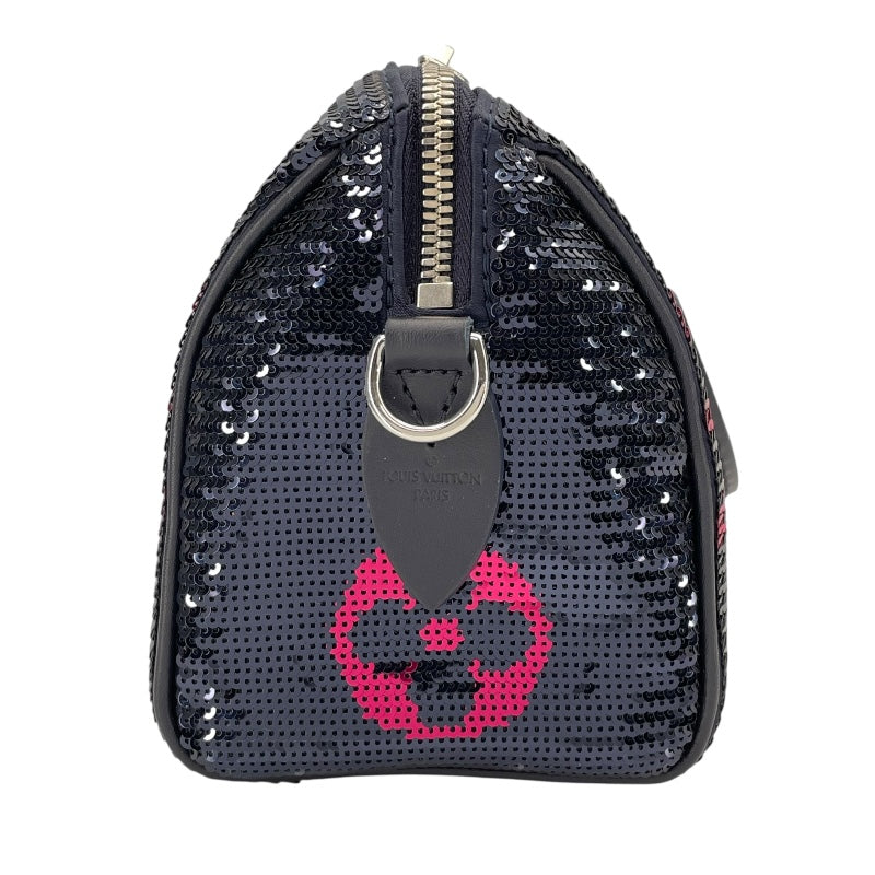 ルイ・ヴィトン LOUIS VUITTON スピーディ・バンドリエール 18 M21994 ネイビー スパンコール レディース ショルダーバッグ