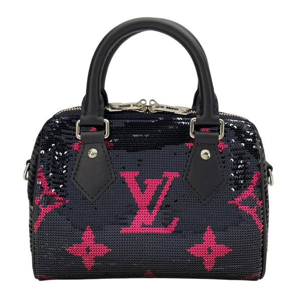 ルイ・ヴィトン LOUIS VUITTON スピーディ・バンドリエール 18 M21994 ネイビー スパンコール レディース ショルダーバッグ