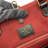 ルイ・ヴィトン LOUIS VUITTON オンザゴーMM M45495 ブラック バイカラー モノグラム･アンプラント レディース トートバッグ