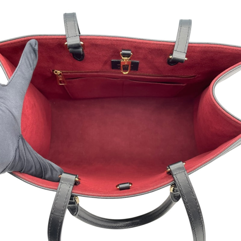 ルイ・ヴィトン LOUIS VUITTON オンザゴーMM M45495 ブラック バイカラー モノグラム･アンプラント レディース トートバッグ