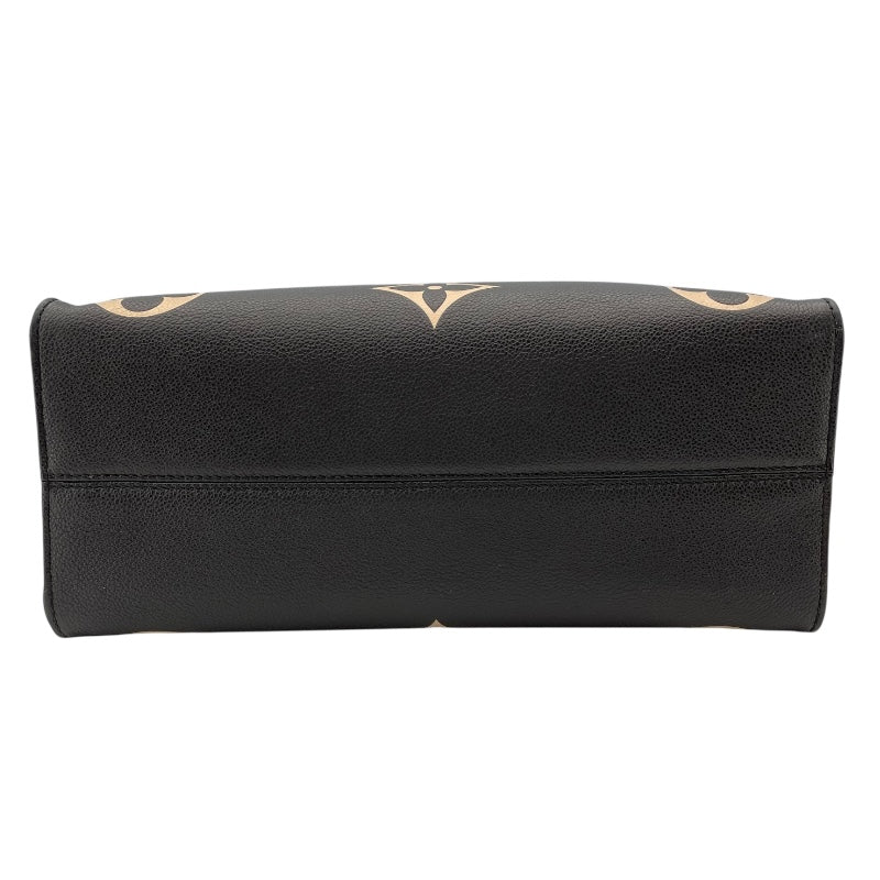ルイ・ヴィトン LOUIS VUITTON オンザゴーMM M45495 ブラック バイカラー モノグラム･アンプラント レディース トートバッグ