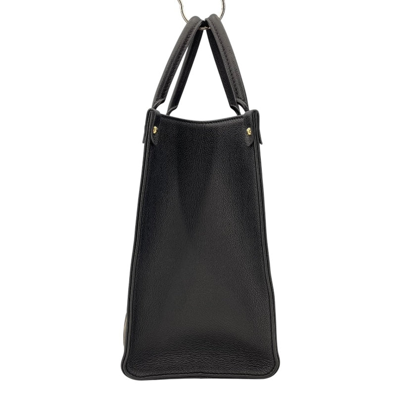 ルイ・ヴィトン LOUIS VUITTON オンザゴーMM M45495 ブラック バイカラー モノグラム･アンプラント レディース トートバッグ