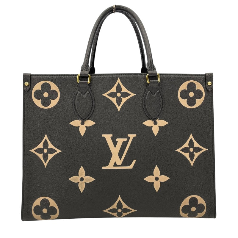 ルイ・ヴィトン LOUIS VUITTON オンザゴーMM M45495 ブラック バイカラー モノグラム･アンプラント レディース トートバッグ